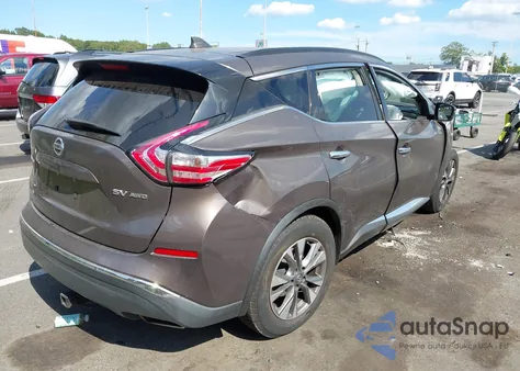2017 Nissan Murano Sv from USA, damaged, VIN 5N1AZ2MH5HN113149